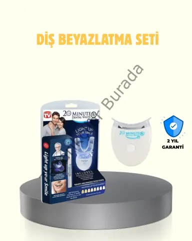 LED Işıklı Profesyonel Diş Beyazlatma Seti