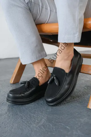 MN002 - CST Loafer Pelle Erkek Ayakkabı SIYAH