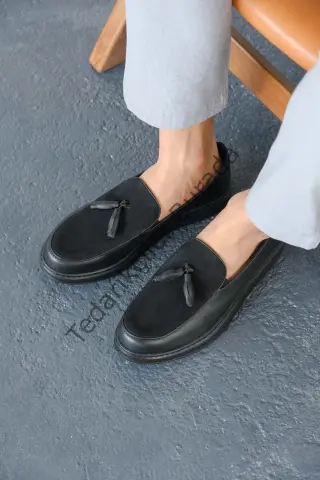 MN002 - CST Loafer Pelle Erkek Ayakkabı SIYAH