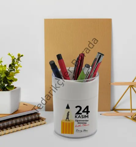 BK Gift Kişiye Özel İsimli Öğretmenler Günü Tasarımlı Defter Kalem ve Kalemlik Hediye Seti, Öğretmene Hediye, Öğretmenler Günü - 7