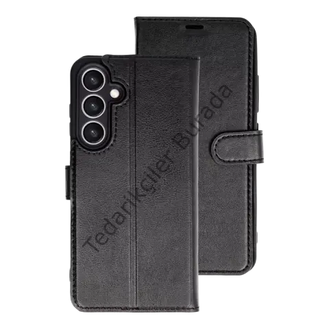 Samsung Galaxy S26 Plus Trend S Plus Kapaklı Kılıf - Siyah