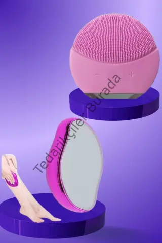 Crystal Eraser Epilasyon Aleti ve Titreşimli Yüz Temizleme Masaj Aleti