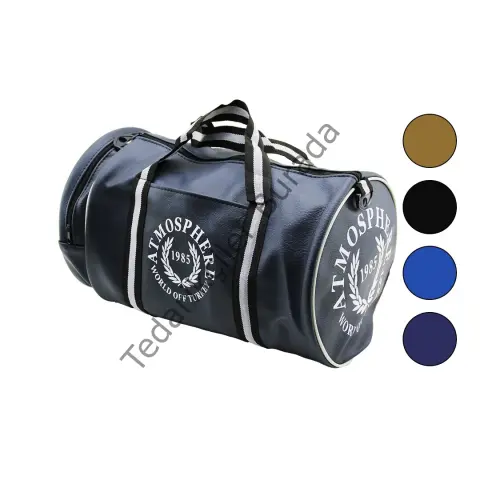 SİLİNDİR ÇANTA TEK FERMUARLI  TEK YAN CEPLİ  ÇAP: 26CM - UZUNLUK: 47CM (5616)