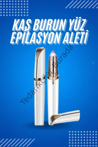 Tüy Kıl Alma Kaş Bıyık Unisex Yüz Bakım Epilasyon Aleti Pilli