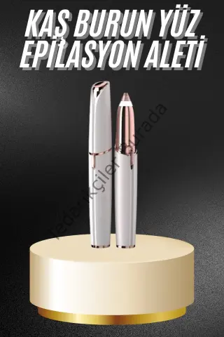 Kaş Bıyık Tüy Epilasyon Aleti Pilli Yüz Kaş Epilatör Kıl Tüy Alma Epilasyon
