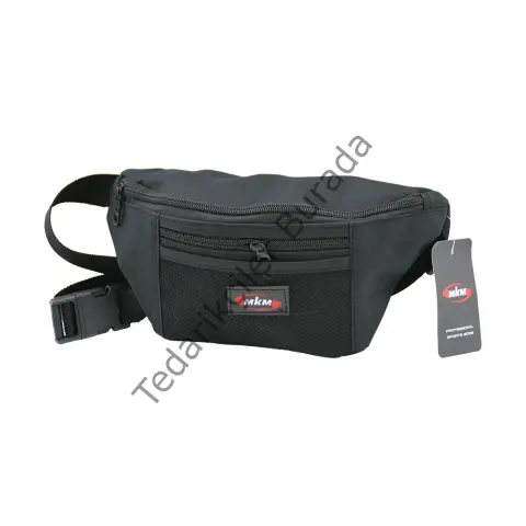 Freebek Bel Çantası  3 Fermuarlı Bölme + 1 Fileli Açık Bölme   10 X 11.5 X 25cm Bx40
