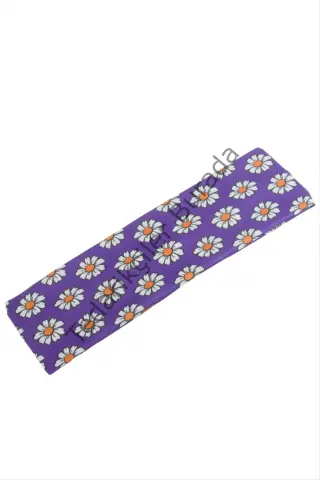 Papatya Desenli Saç Bandı 6 cm