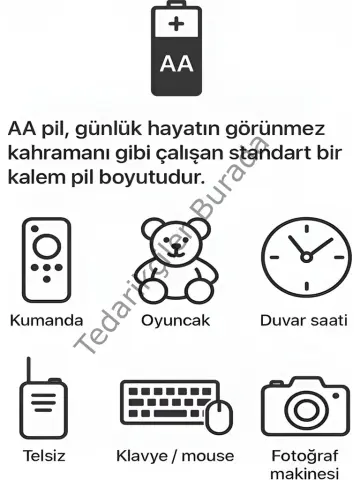 Type-c Şarjlı 2800mwh 1.5v Şarj Edilebilir 2’li Aa5 Kalın Pil - Lityum Iyon Batarya