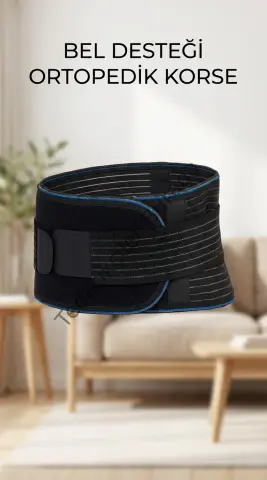 Nefes Alabilir Unisex Ayarlanabilir Ortopedik Bel Destek Korsesi