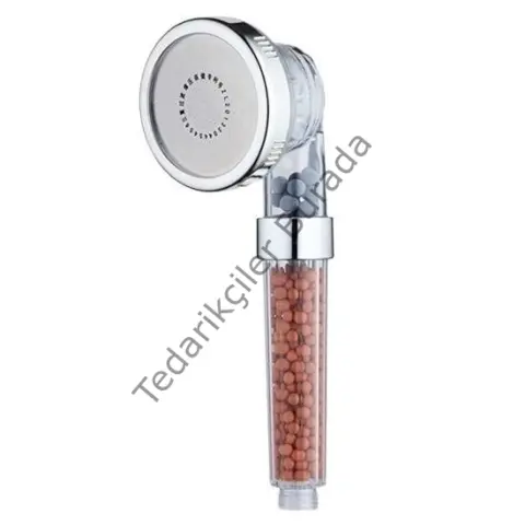 %50 Su Tasarruflu ve Arıtmalı Doğal Taşlı Banyo El Duş Başlığı