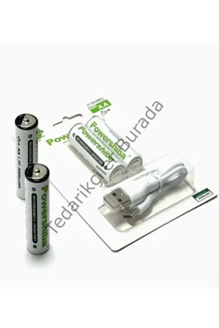 Şarj Edilebilir Pil Type-c Şarjlı Li-ıon Lityum Kalem Pil 2800mah/1.5v/aa Şarjlı Pil