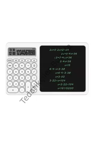 Çok Amaçlı Digital Hesap Makinesi Lcd Ekran Yazma Tableti Ofis Okul İçin Silinebilir El Yazısı Not Defteri