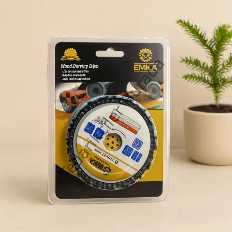 Ahşap Oyma Testere Diski 115x22 mm (Zincirli)