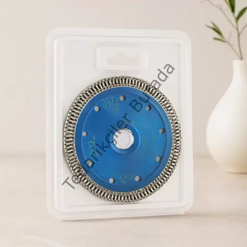 115x22.2 mm Elmas Mermer Kesici Disk İnce Turbo 1.2 mm
