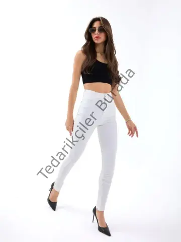 6489 PANTOLON-BEYAZ