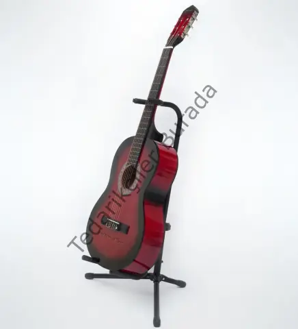 Kişiye Özel Sunburst Kırmızı Klasik Gitar