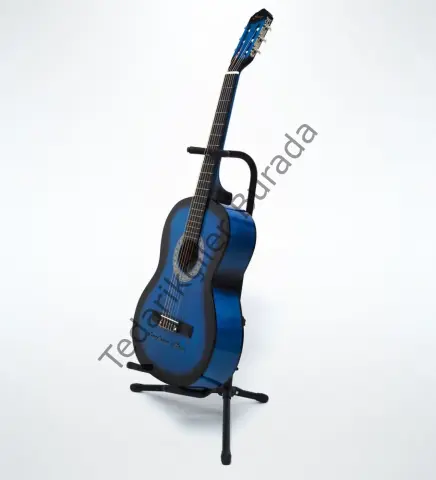 Kişiye Özel Sunburst Mavi Klasik Gitar