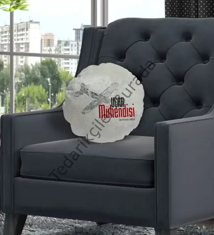 Kişiye Özel İsimli Uçak Mühendisi Tasarımlı Dekoratif Kırlent Yastık-1