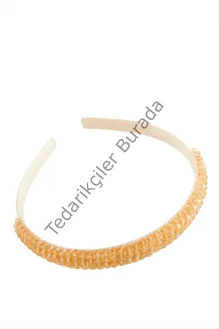 Renkli Saten Kristal Taç