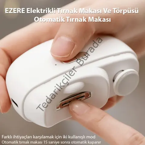 EZERE Elektrikli Tırnak Makası Ve Törpüsü otomatik tırnak makası-(5775)