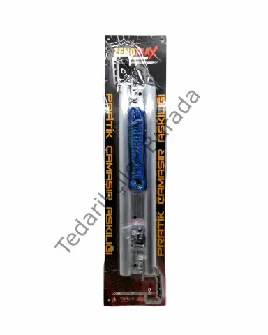 Cam Balkon Kombine Ayarlı Alüminyum Çamaşır Askısı 25x60-30x80-32x75 Model Uyumlu Bx40