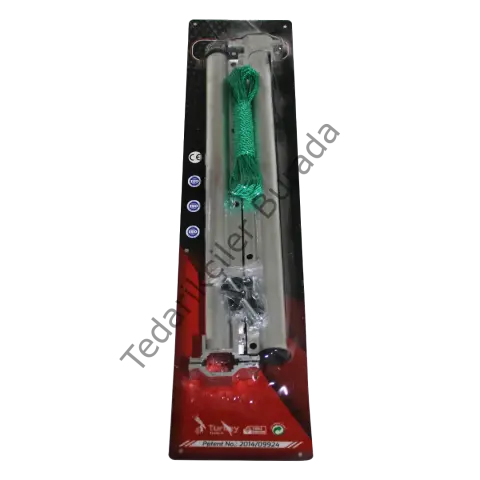 Kare Küpeşte Alüminyum Çamaşır Askısı Bx40