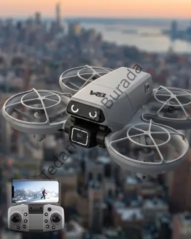 App Kontrollü Kameralı Mini Drone Headless Mod Özellikli