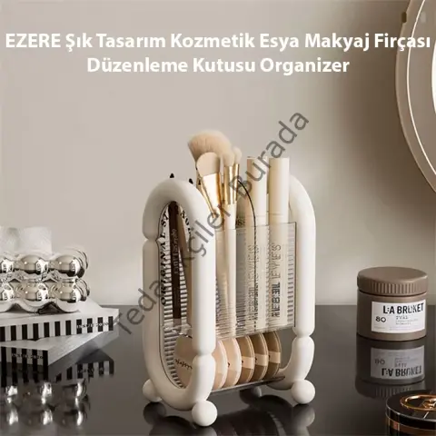 EZERE Şık Tasarım Kozmetik Eşya Makyaj Fırçası Düzenleme Kutusu Organizer-(5775)