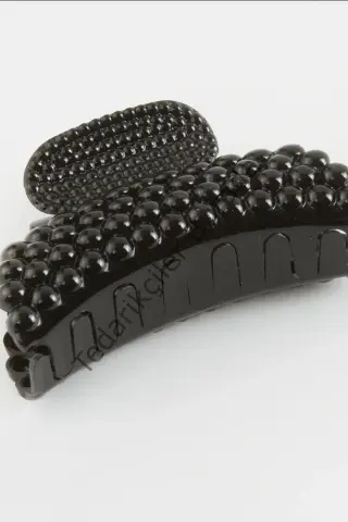 Sert Plastik Oval Mandal Saç Tokası 6 Cm - 1 Adet Günlük Kullanım İçin BX-313721
