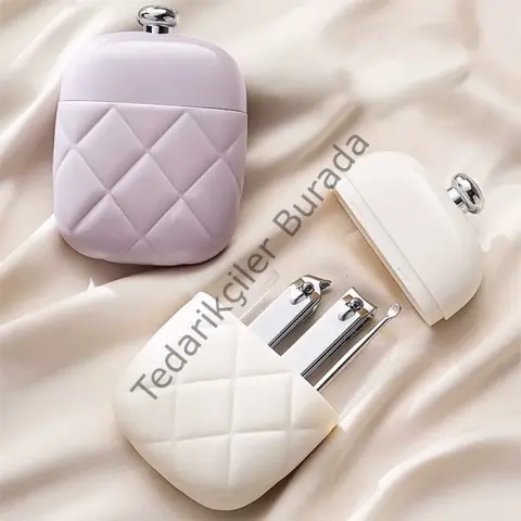 EZERE 4in1 Taşınabilir Tırnak Makası + Törpü + Kulak Kaşığı Bakım Seti-(5775)
