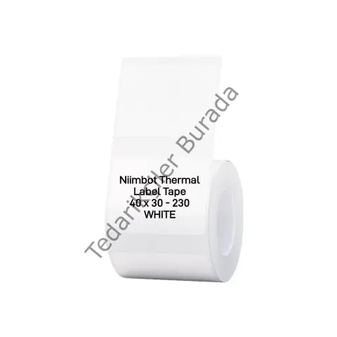NIIMBOT T40 Etiket 40mm x 30mm 230 adet Beyaz  (B1B21SB3S)(1923)
