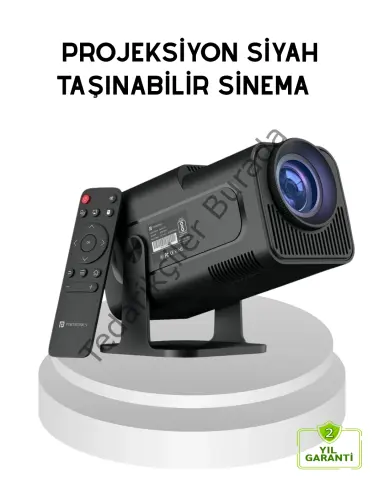 Hdmı Usb Girişli Akıllı Projeksiyon Cihazı Taşınabilir Düşük Tüketimli