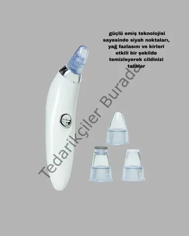 Dermaroller Ve Vakumlu Siyah Nokta Temizleme Cihazı 2’li Cilt Bakım Seti