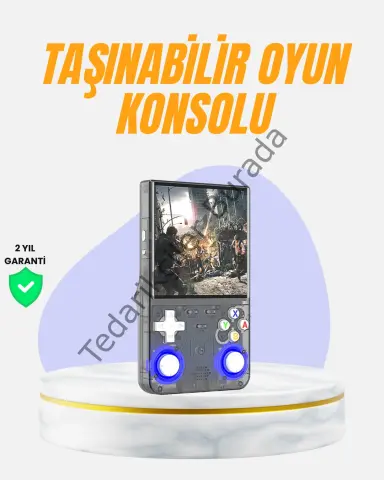 Çift Joystickli Retro Oyun Konsolu 2500mAh Bataryalı