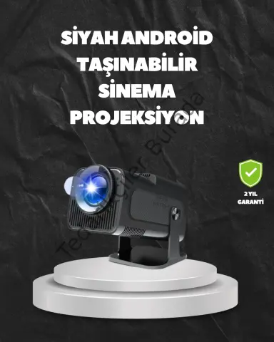WiFi6 ve Bluetooth 5.0 Teknolojili Kablosuz Bağlantı Özellikli Projektör