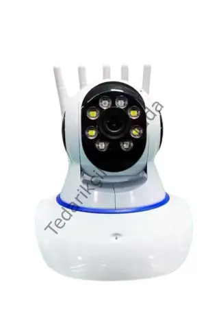 LED Aydınlatmalı 5 Antenli Motorlu 1080P Wifi Kamera Sensörlü