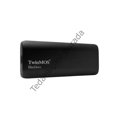 TwinMOS PSSD2TBMEDB, 2TB, Taşınabilir External SSD, USB 3.2, Type-C (Dark Grey)