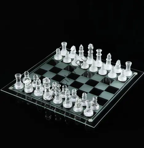 Cam Satranç Seti Oyunu Alk2545