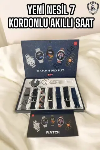 Yeni Nesil Akıllı Saat 2024 Model Uyku ve Sağlık Takibi Bluetooth Bağlantılı