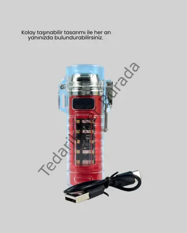 Usb Şarjlı Suya Dayanıklı Elektrikli Çakmak