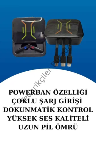 Dijital Göstergeli Bluetooth Kulaklık ve Bildirim Görebilen Akıllı Saat Alarm ve Titreşim