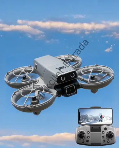 Kameralı Mini Drone Optical Flow Hover APP Kontrollü