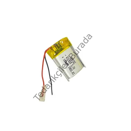 631525 3.7V 180 mAh Li-Polymer Pil Devreli/1.5A