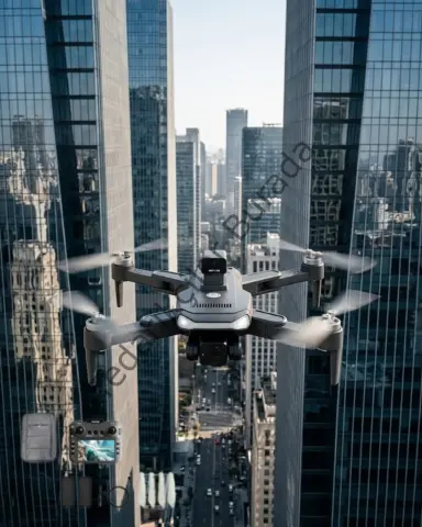 GPS ve Engel Sensörlü Katlanabilir Drone Uzun Uçuş Süresi ve Stabil Görüntüleme Teknolojisi