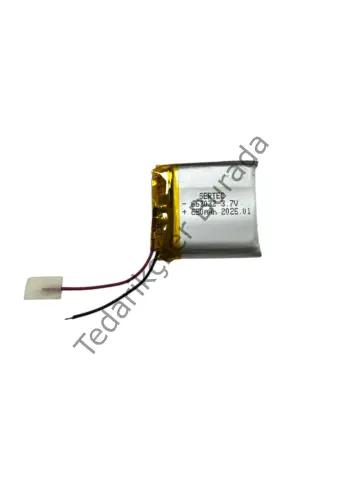 663032 3.7V 650mAh Li-Polymer Pil Devreli/1.5A