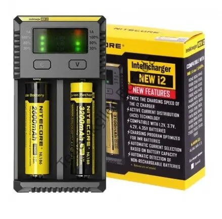 New İ2 İntelli Charger Li-ion / NI-CD / NI-MH Pil Şarj Cihazı