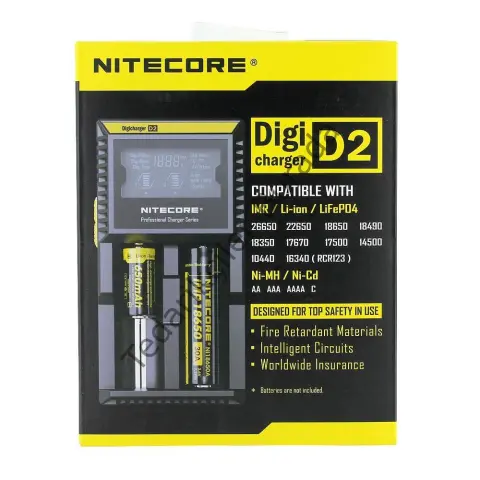 D2 Digi Charger Li-ion / NI-CD / NI-MH / LifePO4 Dijital Pil Şarj Cihazı