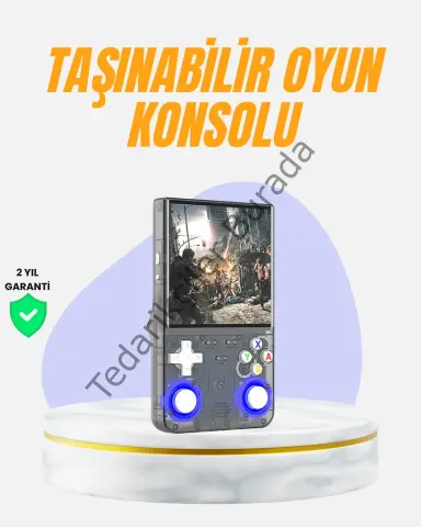 Çift Joystickli Retro Oyun Konsolu 2500mAh Bataryalı