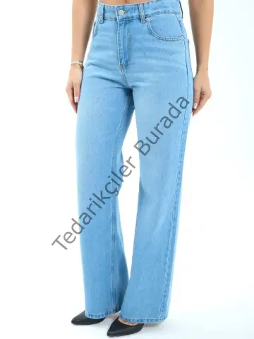 7044 KOT PANTOLON-MAVİ