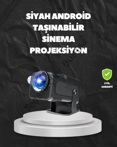 WiFi6 ve Bluetooth 5.0 Teknolojili Kablosuz Bağlantı Özellikli Projektör